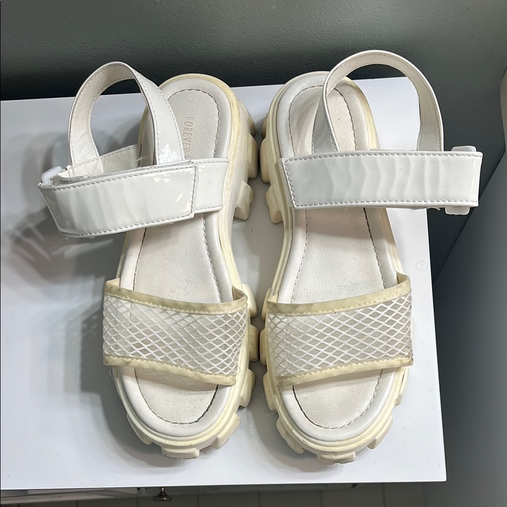 Stylish White Women's Sandals
